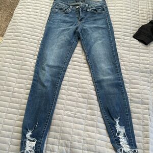Mid rise skinny jeans